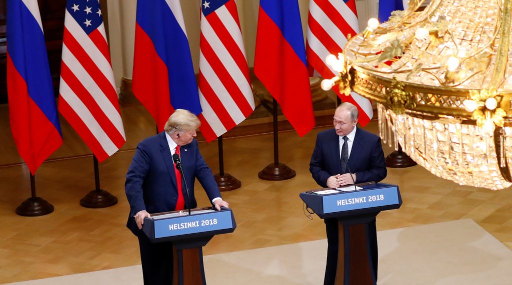 V.Putinas susitiko su D.Trampu Helsinkyje